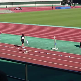 女子走り幅跳び予選③の画像