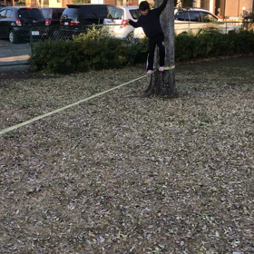 久々に外で練習の画像