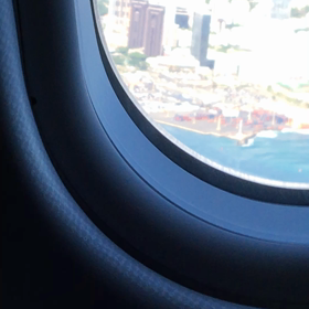 ホノルル発 成田行き Hawaian air 離陸ですの画像