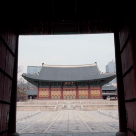 トクスグン(徳寿宮)の上空からの画像
