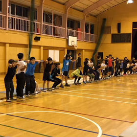 川越小練習(体幹トレーニング)①の画像