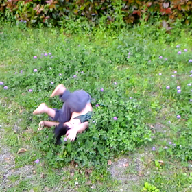 でんぐり返りの画像