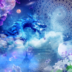 サウンド付き「龍」コラージュ✨の画像