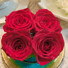 上弦の月の画像