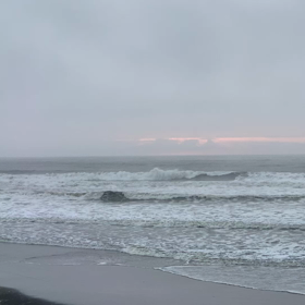 6月9日千葉北、東浪見の朝の波の画像