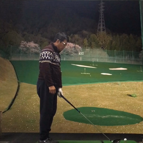 練習 当てにいくから手元が浮く⁉️の画像