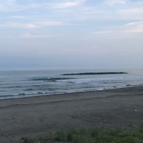 早朝の五ヶ浜の画像