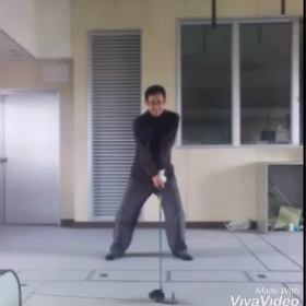 ドライバースイング修正の画像