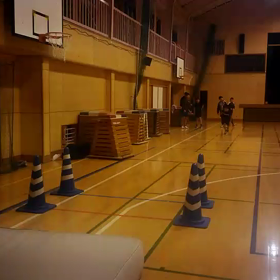 川越小練習 走り幅跳び(室内)④の画像