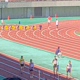 中１男子100m予選 北田英慈くんの画像