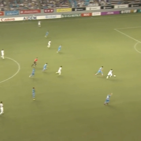 1対1のシュートの画像