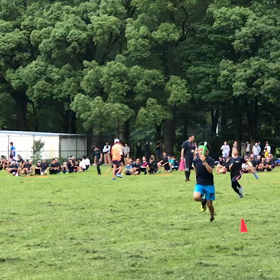 10色リレー 黄緑チーム側②の画像