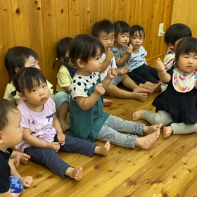 手遊び楽しいね！ うさぎ組の画像