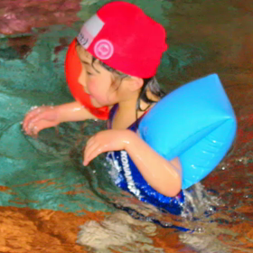 さえりんの❤️す❗ス❗スイミングで泳ぎましょう⁉️さえりんやっぱり水が好きなんです❗の画像