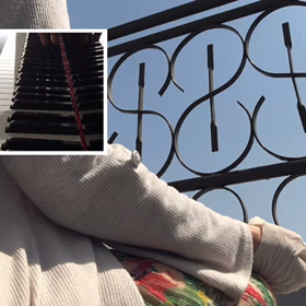 朝ヨガとピアノの画像