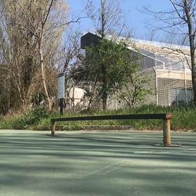 朝スケートタイム  その3にレールの画像