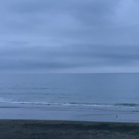 8月23日千葉北、東浪見の朝の波の画像