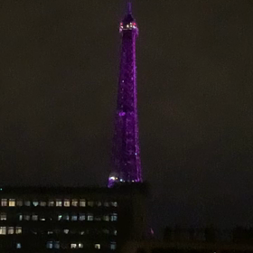 フランスパリ革命記念日前日のエッフェル塔の予行演習❤︎の画像