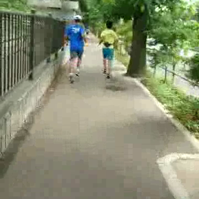 ランニングフォームの画像