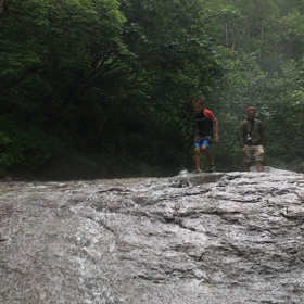 滝すべりの画像