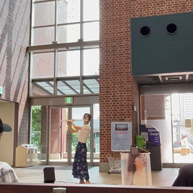 素敵なフルートの音色の画像