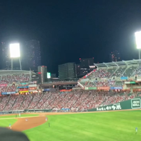 この瞬間が楽しい‼️カープ観戦✨⚾️の画像