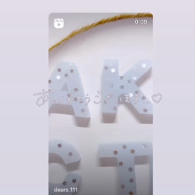 イニシャルキーホルダー✨の画像