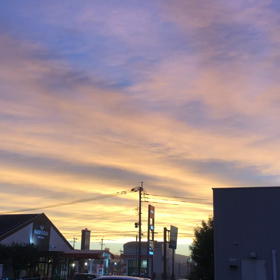 台風前の空の画像