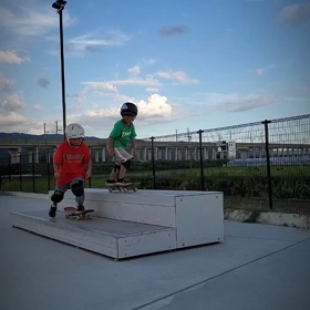 スケートボード　練習会の画像