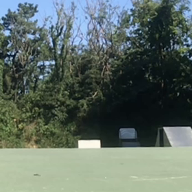 今日のオイラの横乗り、自撮り動画よりサーフスケートの画像