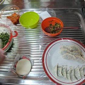 旦那さんと餃子dayの1部の画像