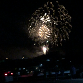 冬の花火の画像