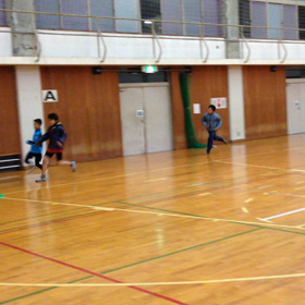 秋合宿 体育館最後にの画像