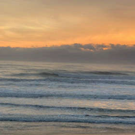 11月25日千葉北、東浪見の朝の波の画像