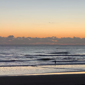 11月29日千葉北、東浪見の朝の波の画像