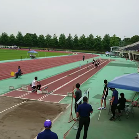 川越選手権走り幅跳び③の画像