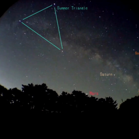 移動の時間は。。。夏の天の川タイムラプス動画 (スマホで撮る星の動画)の画像