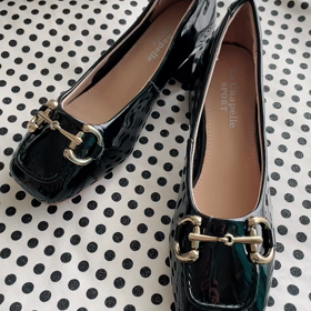 ラム皮　心地よいパンプスの画像