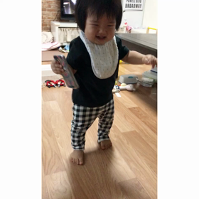 11m12d よちよちあんよの画像