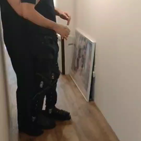 後方からの介助にて歩行練習を。の画像