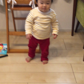 とうとう歩く♡の画像