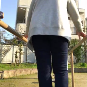 貸切の公園の画像