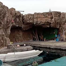 アザラシの説明頑張る飼育員さんの画像