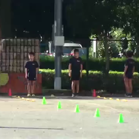 選考会男子 ゴール付近①の画像