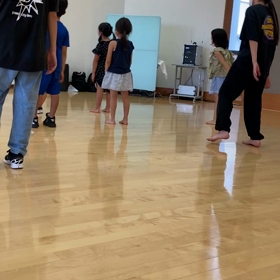 ダンスのお迎えの画像