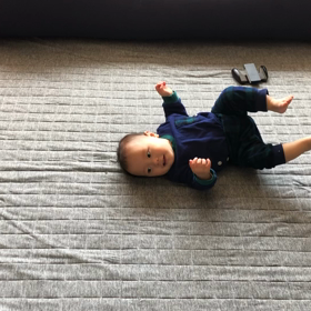 くるくる回ってますの画像