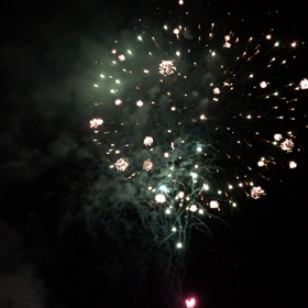 瀬田川の花火の画像