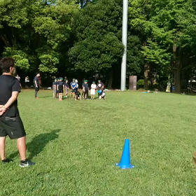 ダッシュ(緑チーム)①の画像