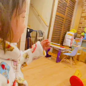 パパに見せたくて頑張るムービーの画像