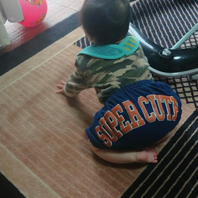 【7m11d】はじめてのハイハイ☆の画像